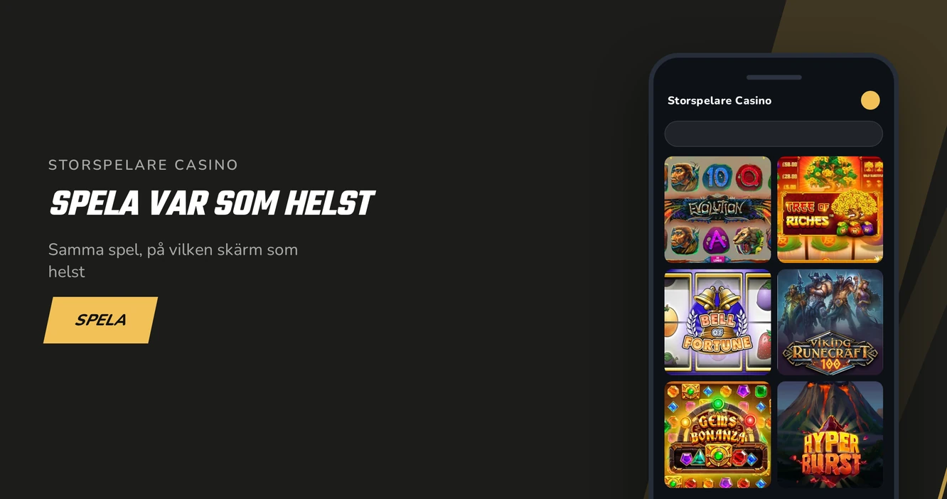 Spela direkt i mobilen